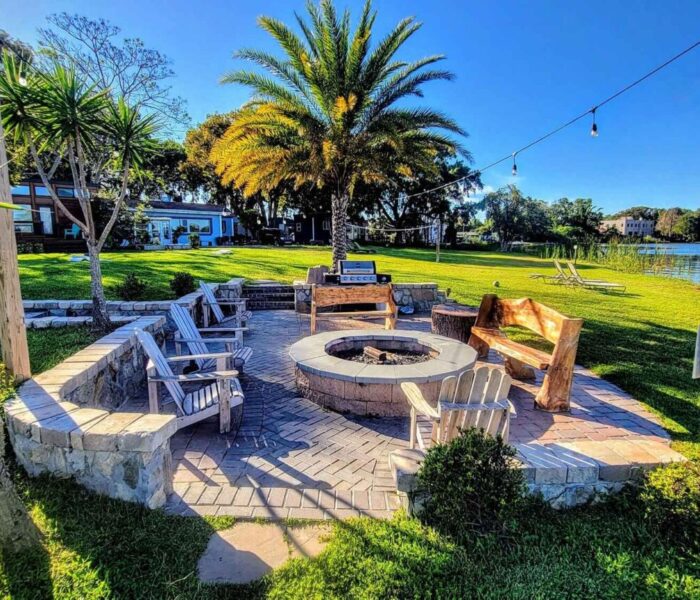 BBQ Fire Pit lounge area BBQ Fire Pit lounge area