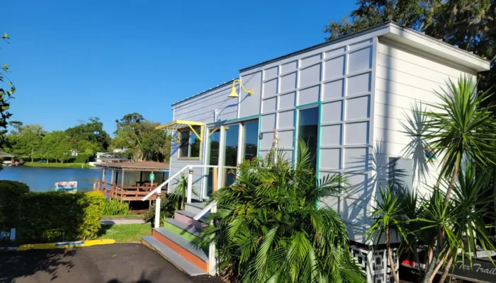 Bermuda-front-day The Bermuda tiny house rental