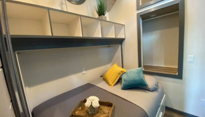 The Breeze Tiny House Rental in Orlando Bedroom The Breeze Tiny House Rental in Orlando Bedroom