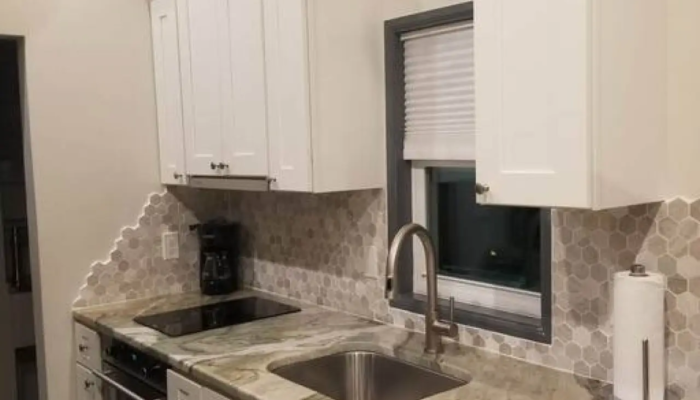 The Breeze Tiny House Rental Kitchen The Breeze Tiny House Rental Kitchen