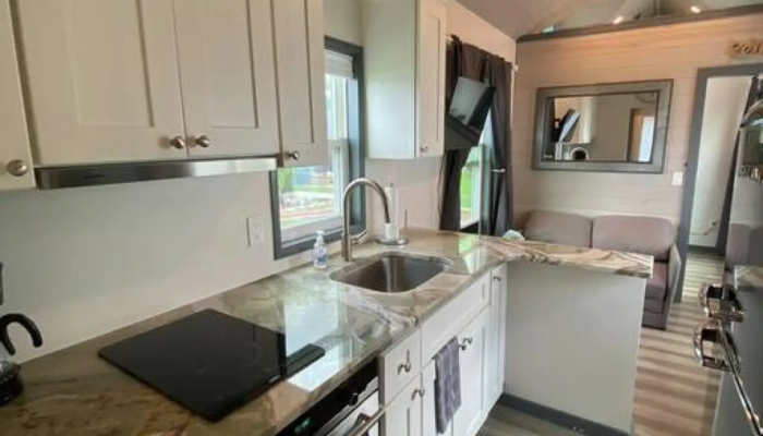 The Breeze Tiny House Rental in Orlando Kitchen Living Areas The Breeze Tiny House Rental in Orlando Kitchen Living Areas