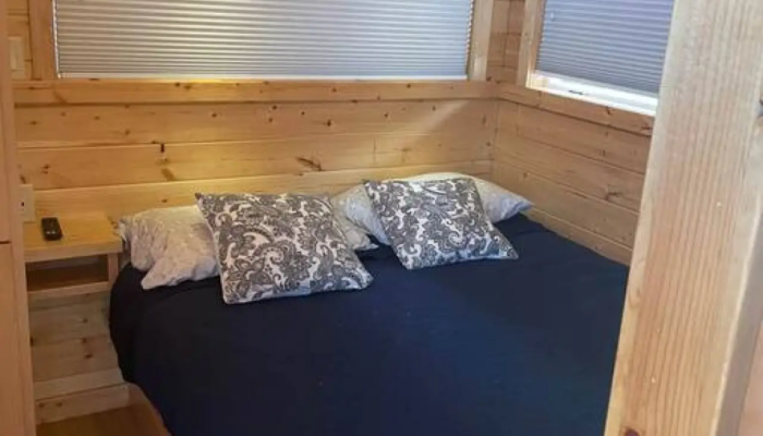 The Cottage tiny house rental bedroom The Cottage tiny house rental bedroom