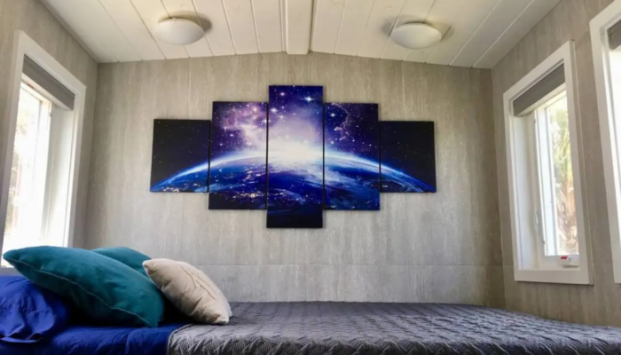 The Galaxy Tiny House Master Bedroom The Galaxy Tiny House Master Bedroom