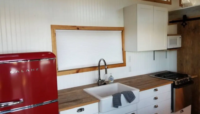 The Getaway Tiny House Lakeside Orlando Rental Kitchen The Getaway Tiny House Lakeside Orlando Rental Kitchen