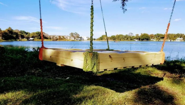 The Getaway Tiny House Swing Bed Lakeside The Getaway Tiny House Swing Bed Lakeside