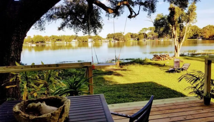 The Getaway Tiny House Rental Patio Deck Lakeview The Getaway Tiny House Rental Patio Deck Lakeview