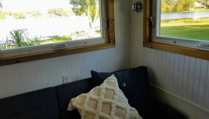 The Getaway Tiny House Sitting area The Getaway Tiny House Sitting area