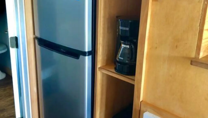 The Retreat Fridge Storage The Retreat Tiny House Rental Fridge Storage