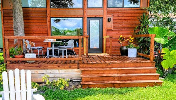 The Cottage tiny house rental in Tiny Town Orlando The Cottage tiny house rental in Tiny Town Orlando