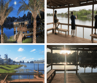 Peaceful lake living at Tiny Town Orlando community Peaceful lake living at Tiny Town Orlando community