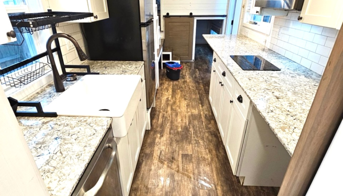 Tiny Town Orlando the Nook tiny house rental Kitchen Tiny Town Orlando the Nook tiny house rental Kitchen