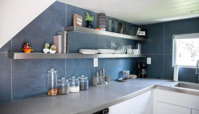 The Swan Tiny House Rental Kitchen The Swan Tiny House Rental Kitchen