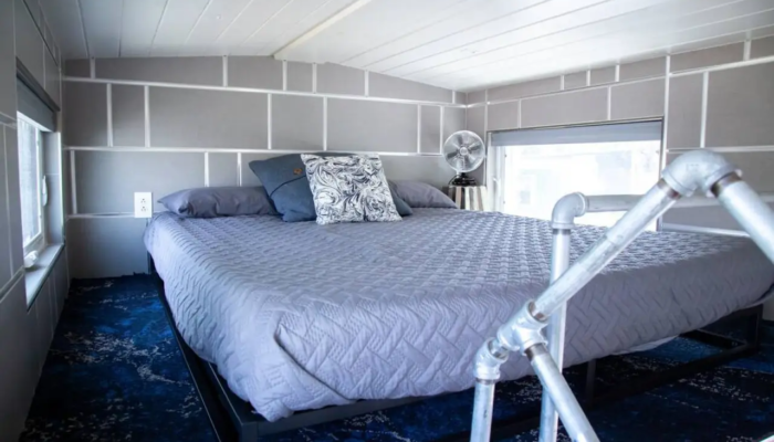 The Swan Tiny House Rental Loft Bedroom 2 The Swan Tiny House Rental Loft Bedroom 2