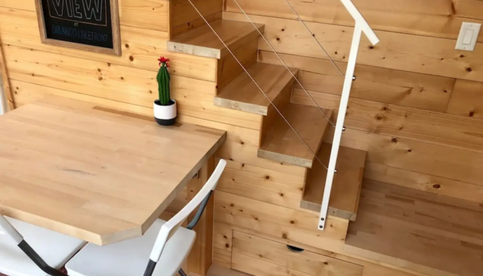 The View Tiny House Rental Space Table The View Tiny House Rental Space Table