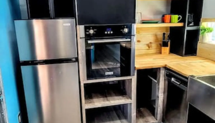 The Sunshine Shack Tiny House Rental Kitchen The Sunshine Shack Tiny House Rental Kitchen