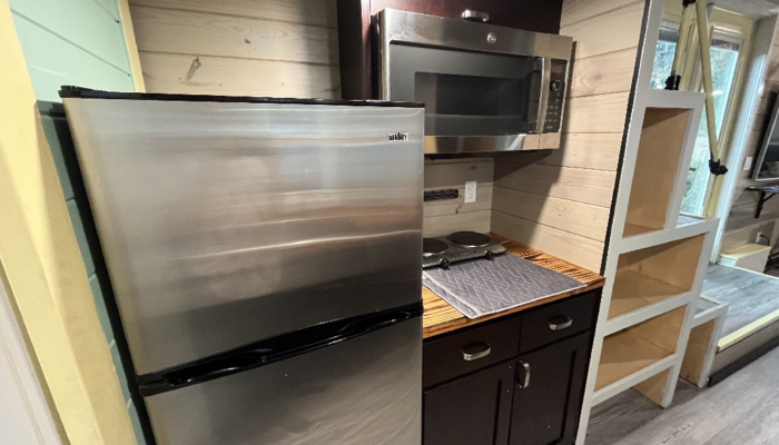 The Willow Tiny House Rental Kitchen The Willow Tiny House Rental Kitchen