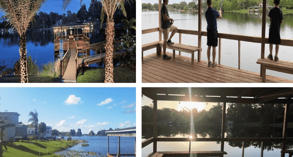 Fishing Lake Fairview at Tiny Town Orlando FL