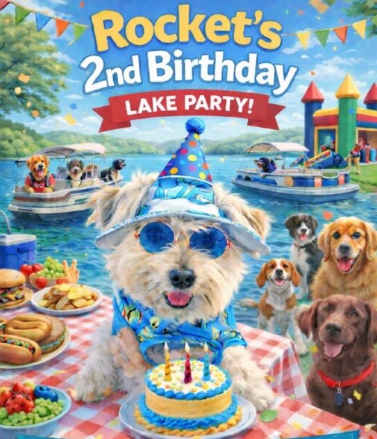 Pet-friendly tiny house community birthday party Orlando
